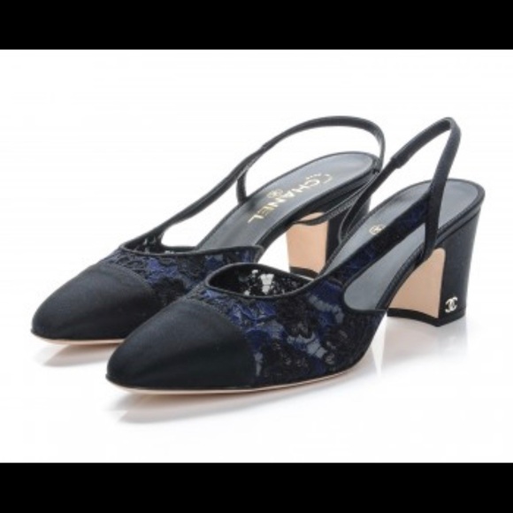 chanel pumps slingback